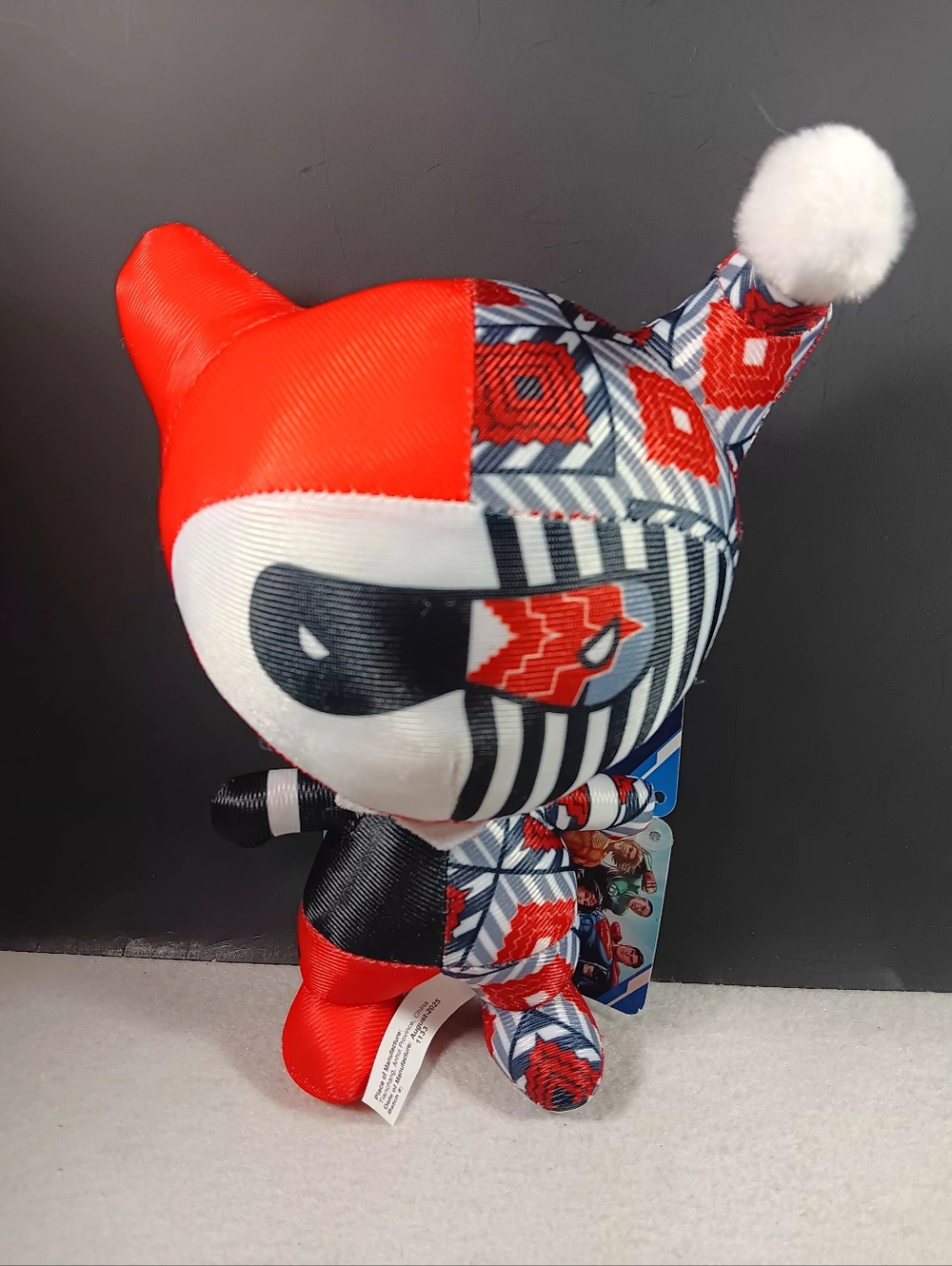 DC Justice League Harley Quinn 6" Plush Super Hero Cute Chibi Sticker Doll